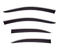 Wind Deflectors For A-Class W176 2012-2019 Chrome Strips Guards Window Visor Wind Deflectors Vent Shades Ventvisor
