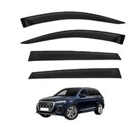 Wind Deflectors for Audi Q7 MK2-4M 2016-2025, Scratch Resistant Window Sun Visors without Bright Stripes Rain Guards Accessories