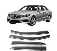 Wind Deflectors For Benz E Class 2009-2018, Keep Your Car Ventilated in Rain, Reduce Wind Turbulence,Rain & Sun Guard Side Window