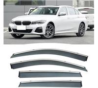 Wind Deflectors for BMW 3 Series 2020-2022, Keep Your Car Ventilated in Rain Car Rain Guard Shield Stick-on Fitment Weathershields
