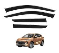Wind Deflectors for Buick Encore GX Short Wheelbase MK1 2021+, Rain & Sun Protection Window Visors Rain Guards with Bright Stripes Car Accessories