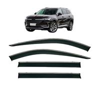 Wind Deflectors for Buick Envision PLUS MK2 2021, Rain & Sun Protection Window Visors Rain Guards with Bright Stripes Car Accessories,4PCS