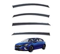 Wind Deflectors for Buick Verano GS Hatchback MK2 2017-2022+, Rain & Sun Protection Window Visors Rain Guards with Bright Stripes Car Accessories