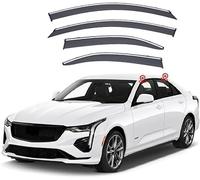 Wind Deflectors for CADILLAC CT4 2020 2022 In Channel Rain Guards for Wind, Rain & Sun Protection, Easy Installation
