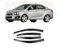 Wind Deflectors For Chevy For Aveo 2011-2018 Window Visors Rain Sun Guard Vent Wind Deflector Weathershield Moulding Trim Sun Screen