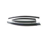 Wind Deflectors For Civic Side Window Deflectors Stainless Steel Trim PC Material 4-Piece Set Rain Guards(2006-2011 8th generation)