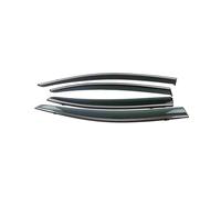 Wind Deflectors For Civic Side Window Deflectors Stainless Steel Trim PC Material 4-Piece Set Rain Guards(2012-2015 9th generation)