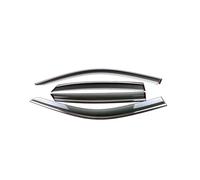 Wind Deflectors For Civic Side Window Deflectors Stainless Steel Trim PC Material 4-Piece Set Rain Guards(2022 11th generation)