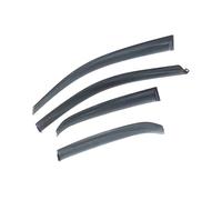 Wind Deflectors For Corolla Side Window Visors Acrylic Silver Trim 4-Piece Set 1250g 2007-2013 Rain Guards