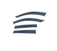 Wind Deflectors For CR-V Door Visor Rain Guards PVC Side Window Deflectors With Silver Trim 2017-2022 Rain Guards(4pcs)