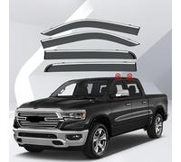 Wind Deflectors for Dodge RAM1500 2019+, Rain Guard Wind Visor Window Cover Door Frame Fitting Accessories