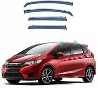 Wind Deflectors for FIT/JAZZ GK 2014-2020, Rain Guards Window Visor Side Visors Window Deflectors Side Shatterproof Sun Visor
