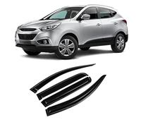 Wind Deflectors For Hyundai For IX35 2010-2015 Window Vent Visor Sun Rain Deflector Guard Awnings Shelters Adhesive Cover Trim Sun Screen