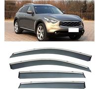 Wind Deflectors For Infiniti F35 2009-2017, Keep Your Car Ventilated in Rain, Reduce Wind Turbulence,Rain & Sun Guard Side Window