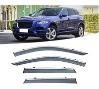Wind Deflectors for Jaguar F-PACE 2016-2022, Keep Your Car Ventilated in Rain Car Rain Guard Shield Stick-on Fitment Weathershields