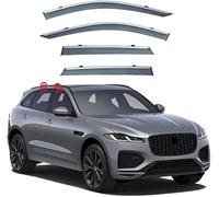 Wind Deflectors For Jaguar F-PACE 2016-2022, Keep Your Car Ventilated in Rain, Reduce Wind Turbulence,Rain & Sun Guard Side Window