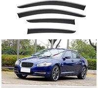 Wind Deflectors for Jaguar XF MK1-X250 2008-2015, Keep Your Car Ventilated in Rain Reduce Wind Turbulence Tinted In Channel Type