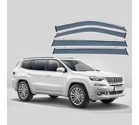 Wind Deflectors for Jeep GRAND COMMANDER XK 2018 In Channel Rain Guards for Wind, Rain & Sun Protection, Easy Installation