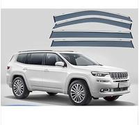 Wind Deflectors for Jeep Grand Commander XK 2018 In Channel Rain Guards for Wind, Rain & Sun Protection, Easy Installation