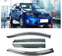 Wind Deflectors For KIA K2 2011-2012, Keep Your Car Ventilated in Rain, Reduce Wind Turbulence,Rain & Sun Guard Side Window
