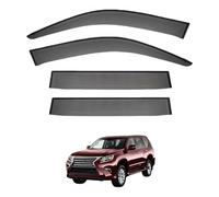 Wind Deflectors for Lexus GX460/GX400 MK2-J150 2010-2021, Scratch Resistant Window Sun Visors without Bright Stripes Rain Guards Accessories,4PCS