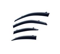Wind Deflectors For Lexus IS XE20 Door Visor Rain Guards Black Semi-Transparent 4 Pieces Set 2006-2013 Rain Guards