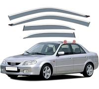 Wind Deflectors for Mazda 323 Sedan BJ 1998-2003, Rain Guards Window Visor Side Visors Window Deflectors Side Shatterproof Sun Visor