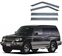 Wind Deflectors for Mitsubishi Pajero V31-V46 MK2-V20 1992-1998, Keep Your Car Ventilated in Rain Car Rain Guard Shield Stick-on Fitment Weathershields