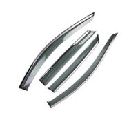 Wind Deflectors For Nissan For X-Trail T33 2022-2025 Window Door Visor Vent Awning Sun Rain Wind Guard Cover Deflector Weathershield Rain Guards Window Visor