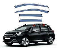 Wind Deflectors for PEUGEOT 2008 MK1 A94 2014-2019, Rain Guards Window Visor Side Visors Window Deflectors Side Shatterproof Sun Visor