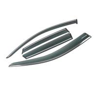 Wind Deflectors For Q7 4L 4LB 2005-2010 2011 2012 2013 2014 2015 Wind Deflectors Window Visor Vent Shades Chrome Strips Rain Guards Cars Sunshades