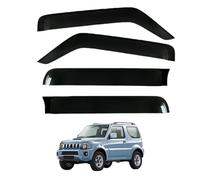 Wind Deflectors for Suzuki Jimny 4PCS MK3-JB23-JB53 2005-2018, Scratch Resistant Window Sun Visors without Bright Stripes Rain Guards Accessories