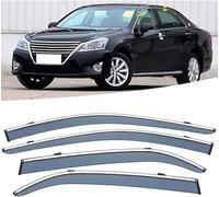 Wind Deflectors for Toyota Crown 2010-2014, Keep Your Car Ventilated in Rain Car Rain Guard Shield Stick-on Fitment Weathershields