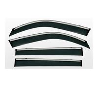 Wind Deflectors For Toyota For Land For Cruiser LC200 MK9 J200 2008-2020 Side Window Deflector Shades Visor Ventvisor Strip Awnings Cars Sunshades(PC stainless steel)