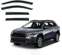 Wind Deflectors for TOYOTA FRONTLANDER XG10 XG10 2022, Rain Guards Window Visor Side Visors Window Deflectors Side Shatterproof Sun Visor