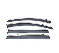 Wind Deflectors For Volvo V60 2011-2017 Car Window Rain-shielding Eyebrow Electroplating Strip/3D Stainless Steel Bright Strip Rain Guards Window Visor