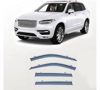 Wind Deflectors for Volvo XC90 SPA 2015, Keep Your Car Ventilated in Rain Car Rain Guard Shield Stick-on Fitment Weathershields