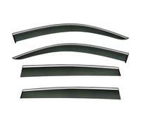 Wind Deflectors For VW For Tiguan AD BW 2017 2018 2019 2020 2021 2022 Car Side Window Visor Vent Shades Wind Deflectors Rain Guard Cars Sunshades(PC Plating)