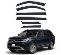 Wind Deflectors for VW Teramont MK1-CA1 2017-2025, Side Wind Deflectors Keep Your Car Ventilated Rain Wind Smoke Deflector Car Accessories,6PC