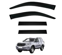 Wind Deflectors Guards for Toyota Prado FJ150 MK4-J150 2010-2023, Weathershields without Bright Stripes Window Visors Rain Guards Accessories,4PCS