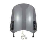 Wind Deflectors Motorcycle Front Windshield Deflector Windscreen GPS Mount Navigation Bracket For Ducati For Scrambler 400/800 15-20(STYLE 1 Grey)
