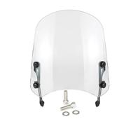 Wind Deflectors Motorcycle Front Windshield Deflector Windscreen GPS Mount Navigation Bracket For Ducati For Scrambler 400/800 15-20(STYLE 1 Clear)