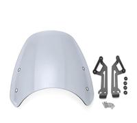Wind Deflectors Motorcycle Windscreen For Ducati Scrambler Classic Icon 2015-2020 Wind Deflectors Parts Extension Spoiler Screen Fairing(Light smoke)