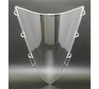 Wind Deflectors Motorcycle Windshield Deflectors For CBR500R 2016-2018 Double Bubble Shield Screen Extension Wind Airflow Spoiler Baffle(Transparent)