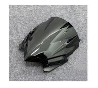 Wind Deflectors Motorcycle Windshield For Kawasaki For Z650 2016-2019 Double Bubble Screen Wind Deflectors Fairing Spoiler Extension(BLACK)