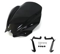Wind Deflectors Motorcycle Windshield For Suzuki GSX-8S 2023 2024 Wind Deflectors Shield Screen Visor Glass With Bracket Protector Cover(BLACK)