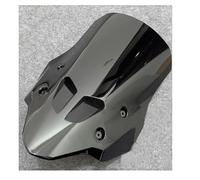 Wind Deflectors Motorcycle Windshield Spoiler For CB500X For CB400X 2018-2024 Deflectors Screen Parts Double Bubble Wind Fairing Extension(BLACK)