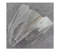 Wind Deflectors Motorcycle Windshield Spoiler For Kawasaki For Z300 For Z250 2013-2017 Wind Deflectors Screen Double Bubble Fairing Spoiler(Transparent)