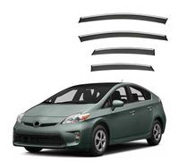 Wind Deflectors Rain Guards for Toyota PRIUS MK3-XW30 2010-2014, 4pc Set Car Wind Rain Deflectors Car Window Rain Bar
