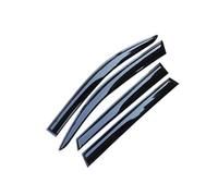 Wind Deflectors Set Car Window Deflectors For Civic 11th Gen Bodykit For Hatchback 2022 2023 2024 Wind Rain Sun Visors Weathershields Cars Accessories Guard Deflectors(Black)